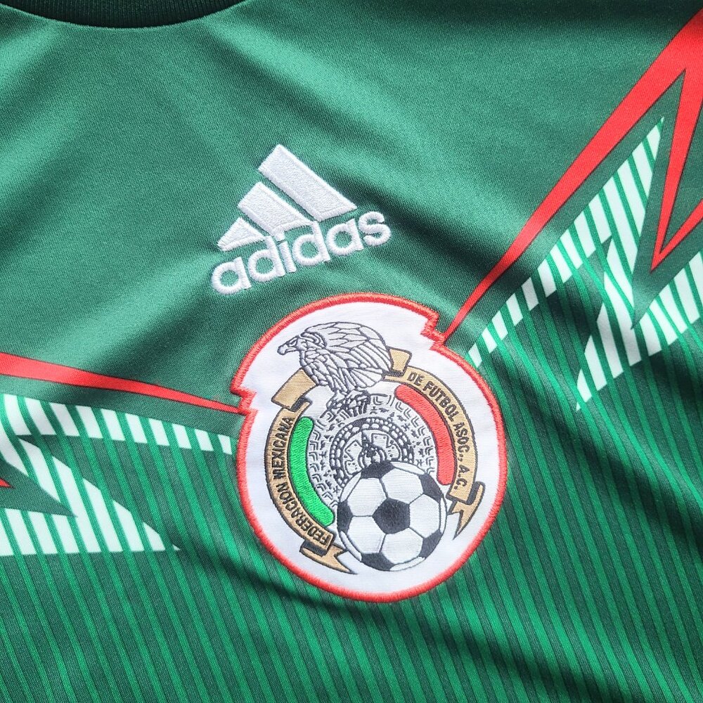Adidas Green Mexico National Team 2013/2014 Soccer Futball Climacool Jersey - Picture 4 of 9
